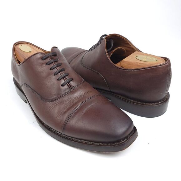 Thursday Boot Company Executive Handcrafted Oxford Dress Shoes in Brandy Men\'s 9 main image 8